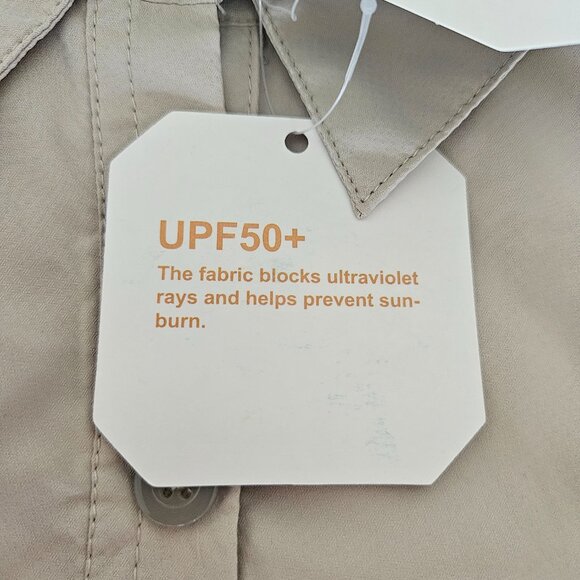 Little Donkey Andy Women's UPF 50UV Protection Khaki Power Dry Tech Shirt Size S - Picture 10 of 16